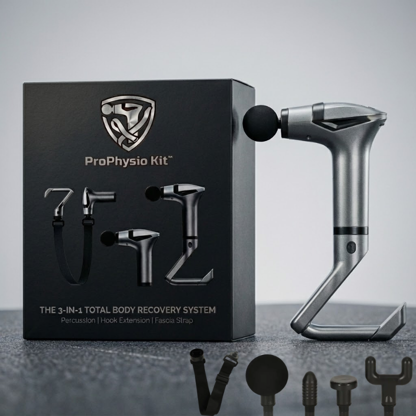 ProPhysio Kit™ - 3-in-1 Handheld Massager for Gym Goers