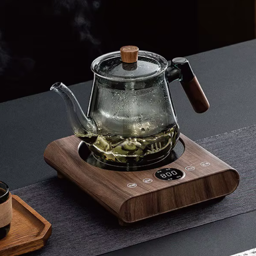 Electric Hot Plate | Japanese Portable Electric Stove - 1000W Rapid Heating, Touch Control & Ideal for Cooking and Tea Brewing