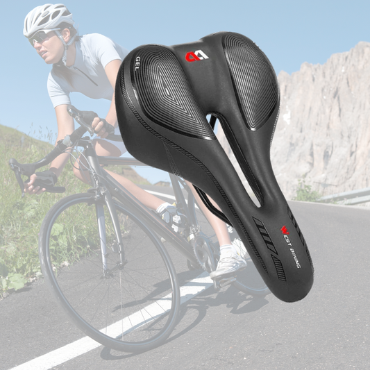 High Elastic Shock Absorbing Bicycle Saddle | Waterproof, Breathable & Comfortable for Mountain and Road Biking