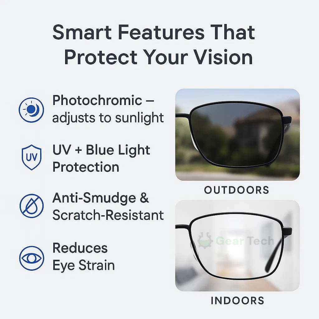 Progressive Multifocal Glasses for Clear Vision - German Intelligent Design for Everyday Use