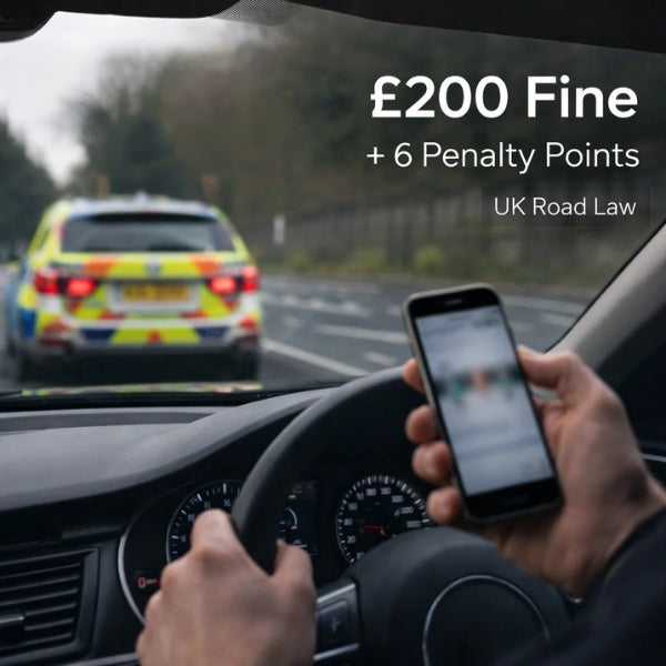 Wireless Dash Cam & Hands-Free Kit – Avoid £200 Fines & 6 Penalty Points (Legal UK Road Shield)