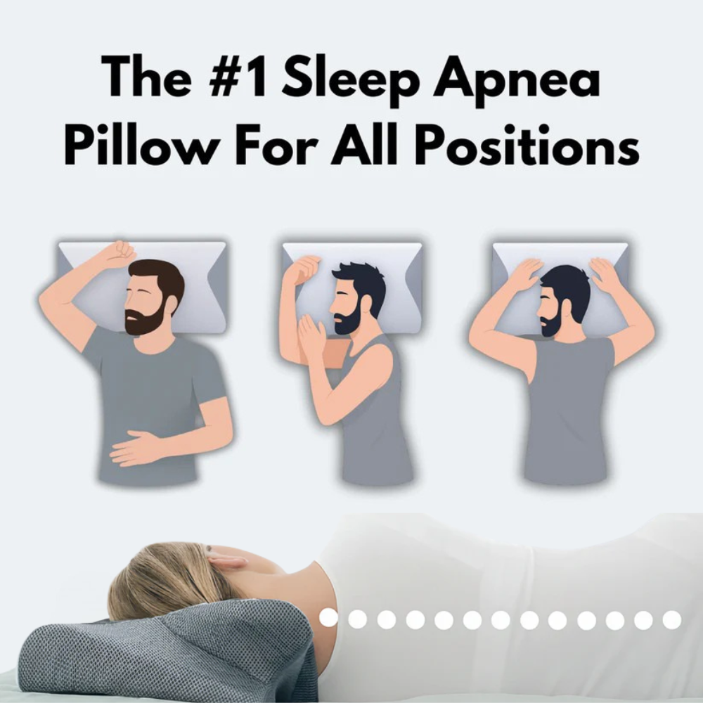 Pillow for Sleep Apnea & Snoring Relief