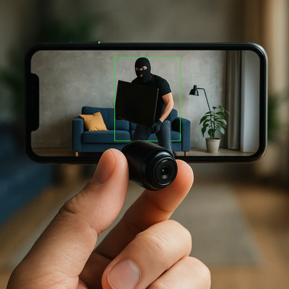 Mini Wireless Hidden Camera and Audio - Tiny Surveillance Mini Spy Cameras Wireless Nanny Monitoring