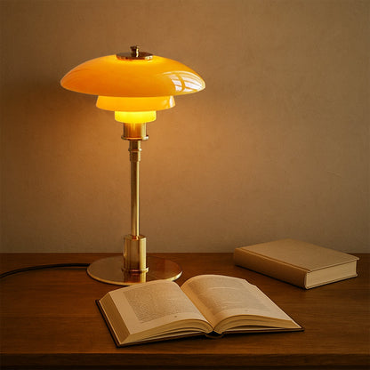 Danish Designer Table Lamp | LED. Dimmable & Ideal for Bedroom. Living Room or Reading Nook