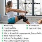 Osteoarthritis Unloader Knee Brace | Medial & Lateral Support for Bone-on-Bone Arthritis Relief, Adjustable Size for Enhanced Comfort