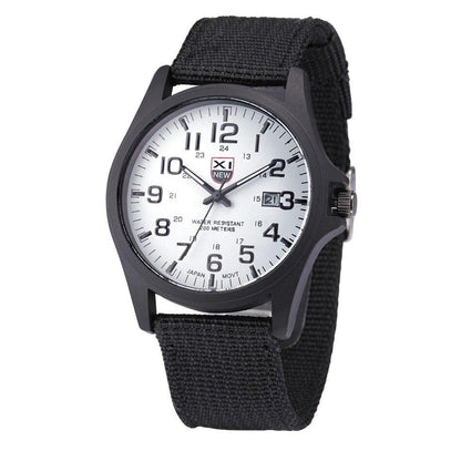 ShadowGuard™ | Luminous Military Wristwatch with Tactical Features | Waterproof, Shock Resistant, Ideal for Outdoor Adventures & Survival