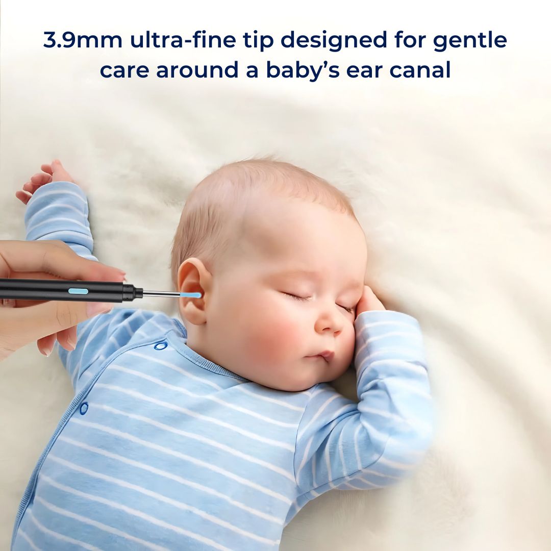 Ear Wax Removal Tool with Camera | Smart Otoscope Ear Cleaner | HD Visual Endoscope with 6 LEDs | Wi-Fi App