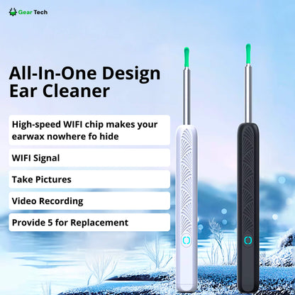 EarScope Pro Ear Wax Removal Kit | High-Resolution Camera & LED Lights for Safe Home Use