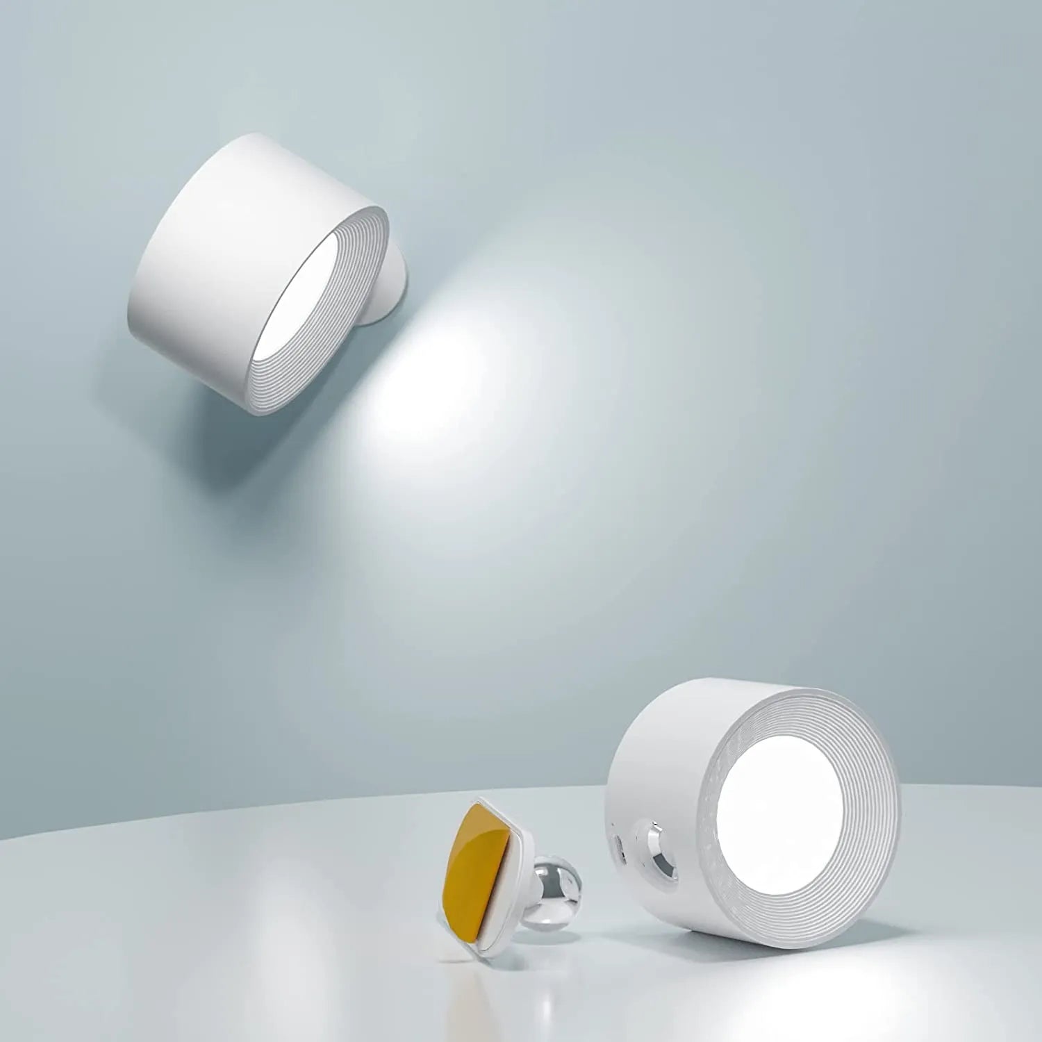 Wireless LED Wall Light | Battery Operated, Flexible & Easy to Stick-On for Indoor and Outdoor Use