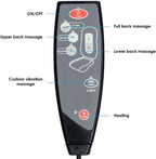 Shiatsu Full Body Back Massager with Heat & Adjustable Seat – Stress & Pain Relief Cushion