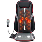 Shiatsu Full Body Back Massager with Heat & Adjustable Seat – Stress & Pain Relief Cushion