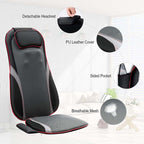 Shiatsu Full Body Back Massager with Heat & Adjustable Seat – Stress & Pain Relief Cushion