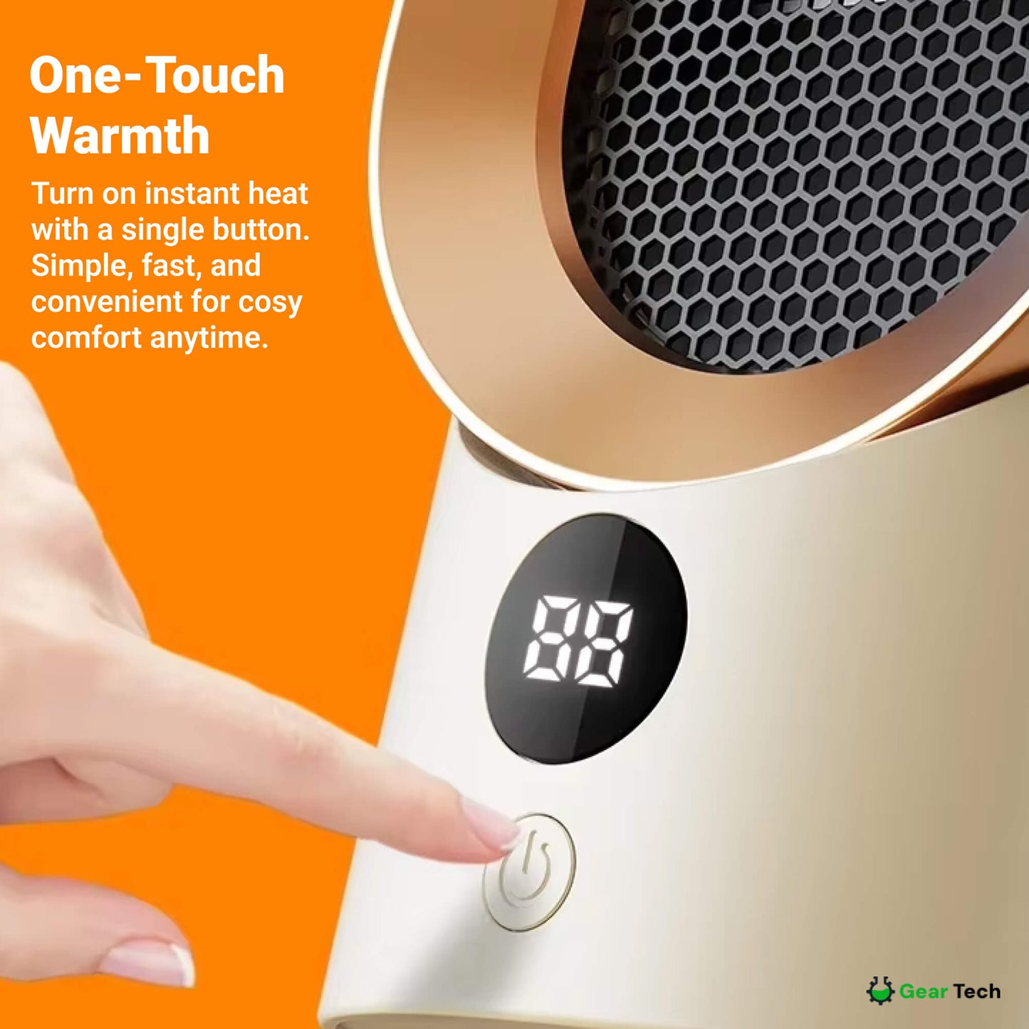 Energy-Efficient Space Heater for Small Rooms – Keep Warm This Winter with Quiet Operation