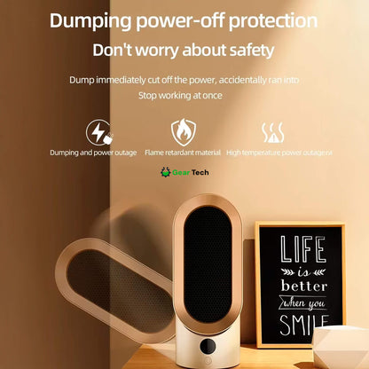 Energy-Efficient Space Heater for Small Rooms – Keep Warm This Winter with Quiet Operation