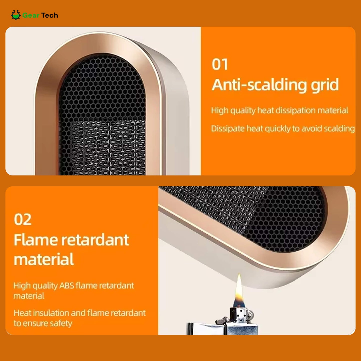 Energy-Efficient Space Heater for Small Rooms – Keep Warm This Winter with Quiet Operation