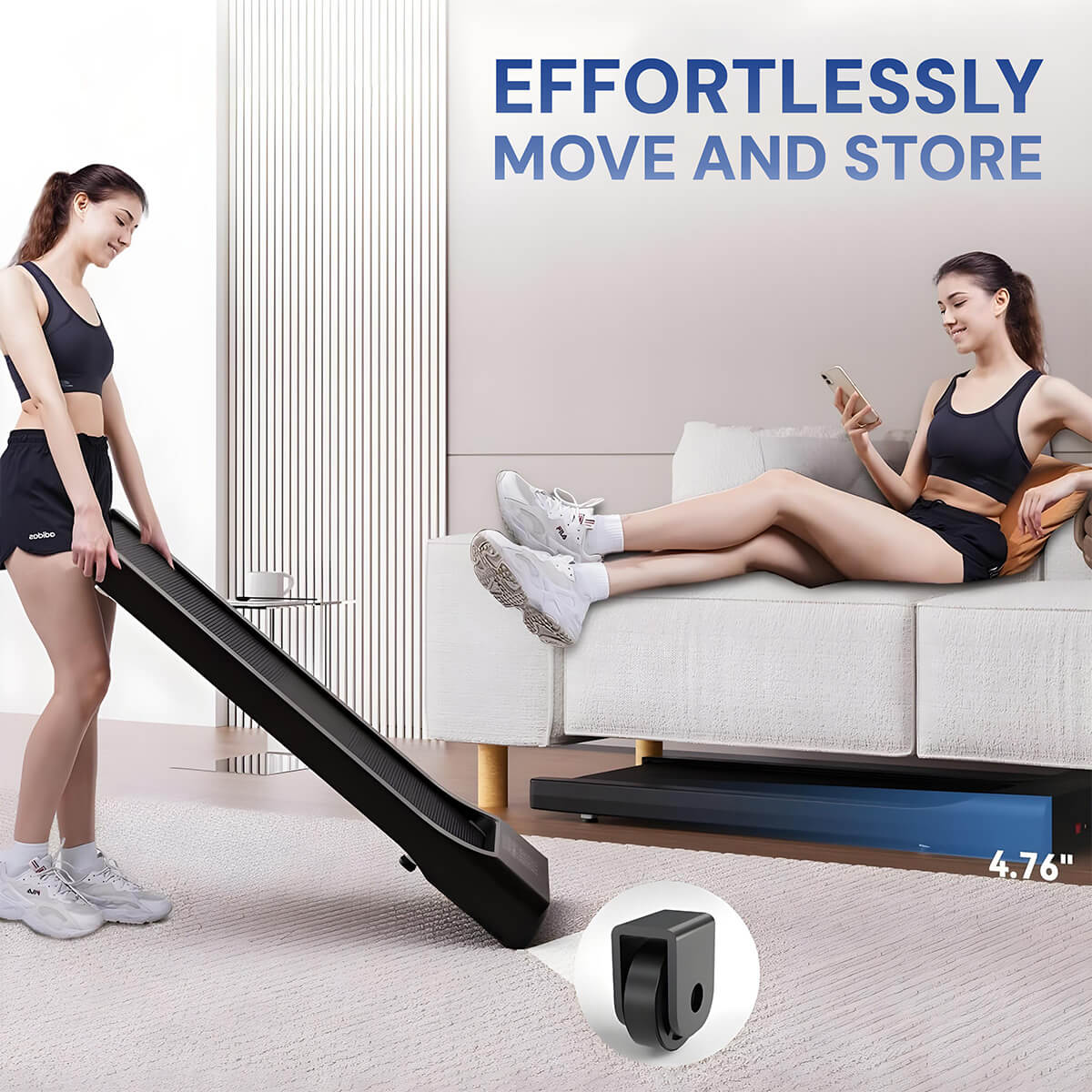 Treadmill Pad for Under Desk | Compact, Quiet & Ideal for Walking While Working  | Best Walking Pad Treadmill