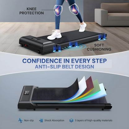 Treadmill Pad for Under Desk | Compact, Quiet & Ideal for Walking While Working  | Best Walking Pad Treadmill