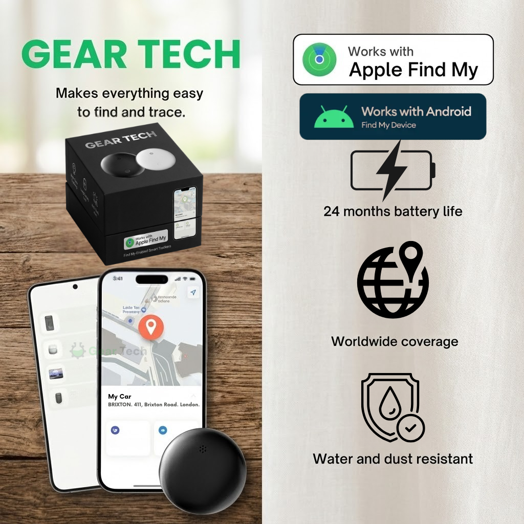 GPS Tracker Without Subscription | Compatible with Android & iOS for Real-Time Location Tracking