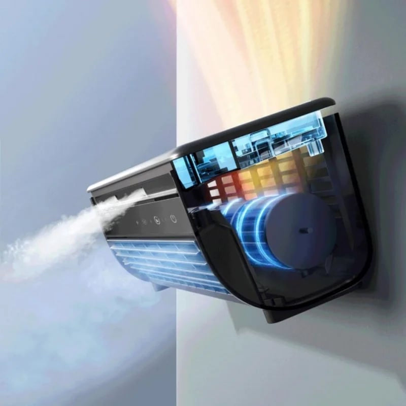 Portable Air Conditioner | Wall-Mountable, Fast Cooling & Long-Lasting Battery for Home and Office Use