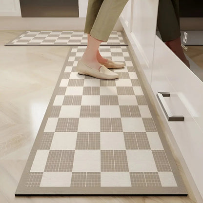 Quick-Drying Non-Slip Kitchen Mat | Super Absorbent, Shock-Absorbing & Stylish for Safe Cooking Spaces