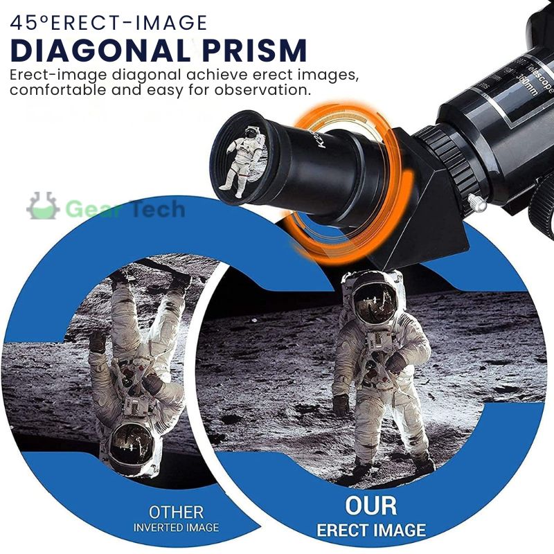Professional Astronomical Telescope | 70mm Aperture, 300mm Focal Length & Easy Setup for Stargazing and Nature Exploration