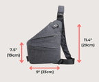 Anti-Theft Crossbody Bag | Lightweight, Slash-Resistant & Ideal for Travel, Commuting & City Adventures