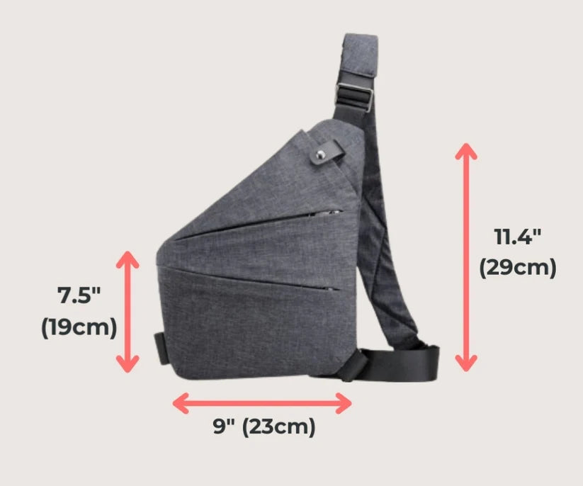 Anti-Theft Crossbody Bag | Lightweight, Slash-Resistant & Ideal for Travel, Commuting & City Adventures