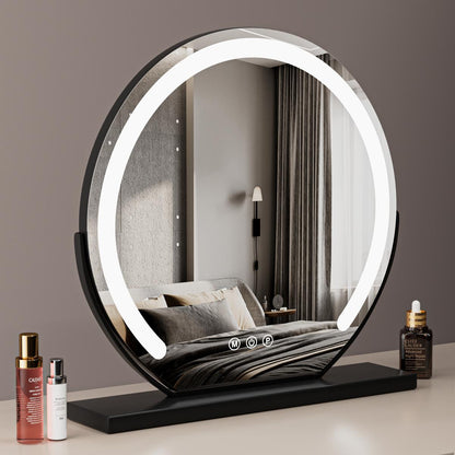 LED Touch Control Vanity Mirror | 360° Rotatable. Dimmable Light & Ideal for Daily Makeup and Skincare Applications