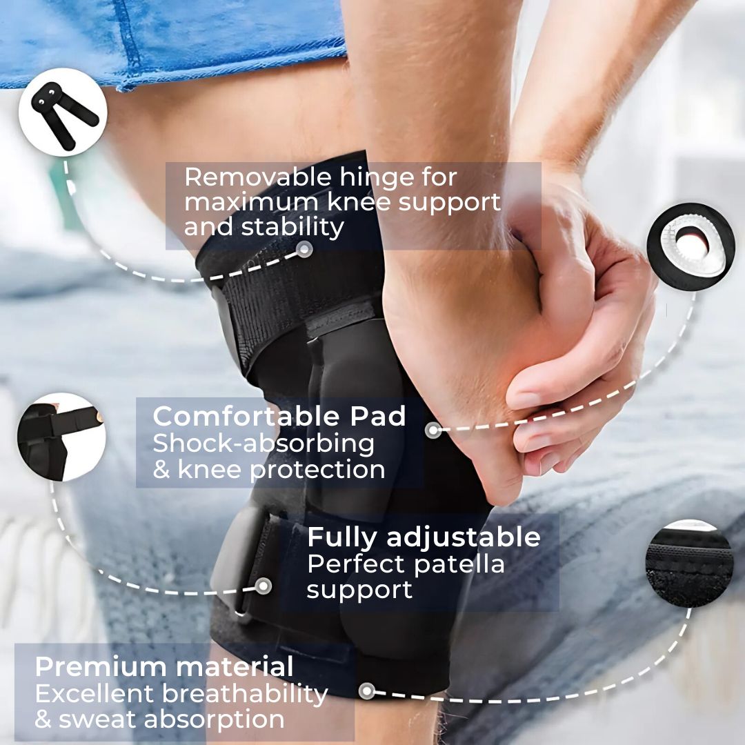 ACL Knee Brace for Knee Support and Stability | Reduces Pain, Swelling, and Limits Motion | Ideal for Recovery and Injury Protection