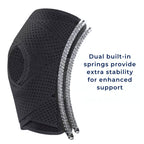 Knee Pads for Pain Relief | Support Compression Springs & Adjustable Tension Strap for Stability and Joint Protection