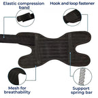 Knee Pads for Pain Relief | Support Compression Springs & Adjustable Tension Strap for Stability and Joint Protection