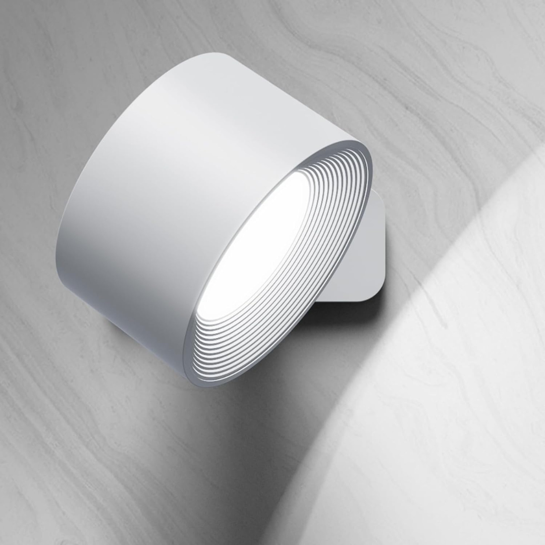 Wireless Rechargeable 360° Wall Light | Energy-Saving LED, Touch Control & Versatile for Home Lighting