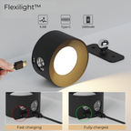 Wireless Rechargeable 360° Wall Light | Energy-Saving LED, Touch Control & Versatile for Home Lighting