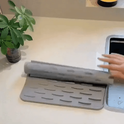 Heat-Proof Silicone Drying Mat | Fast Drying, Slip-Free & Space-Saving for Kitchen Organization