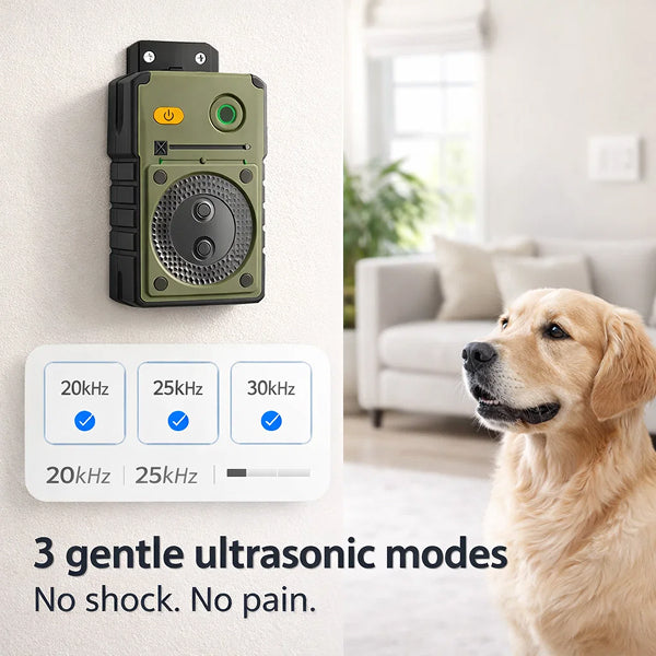 Automatic Night Bark Stopper | Silent Ultrasonic Dog Silencer for Indoor Sleep & Home Peace