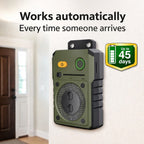 Doorbell & Visitor Bark Control | Automatic Indoor Ultrasonic Silencer for Hallway & Postman
