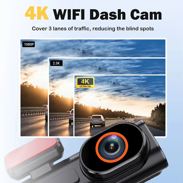 4K Wireless Dashcam Front and Rear – Instant Dashboard Upgrade & DIY Setup (Save £100+ on Garage Fees)
