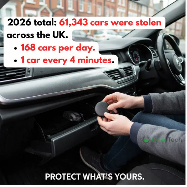 GPS Tracker for Cars | No Subscription, Compatible with Android & iOS for Vehicle Location Tracking