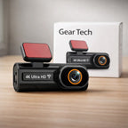 4K Wireless Dash Cam Front and Rear – Ultra HD Dashboard Camera for Car (FREE 64GB SD Card & Pro Installation Kit)