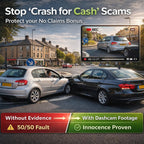 4K Dual Dashcam – Guard Your No Claims Bonus & Stop Insurance Scams Automatically