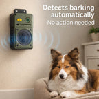 Hands-Free Automatic Bark Control | Continuous Ultrasonic Silencer for Day & Night Home Use