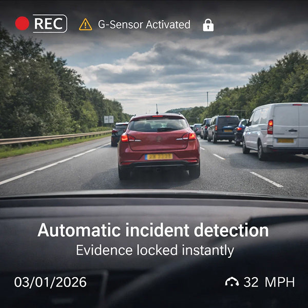 Wireless Dash Cam & Hands-Free Kit – Avoid £200 Fines & 6 Penalty Points (Legal UK Road Shield)