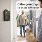 Doorbell & Visitor Bark Control | Automatic Indoor Ultrasonic Silencer for Hallway & Postman