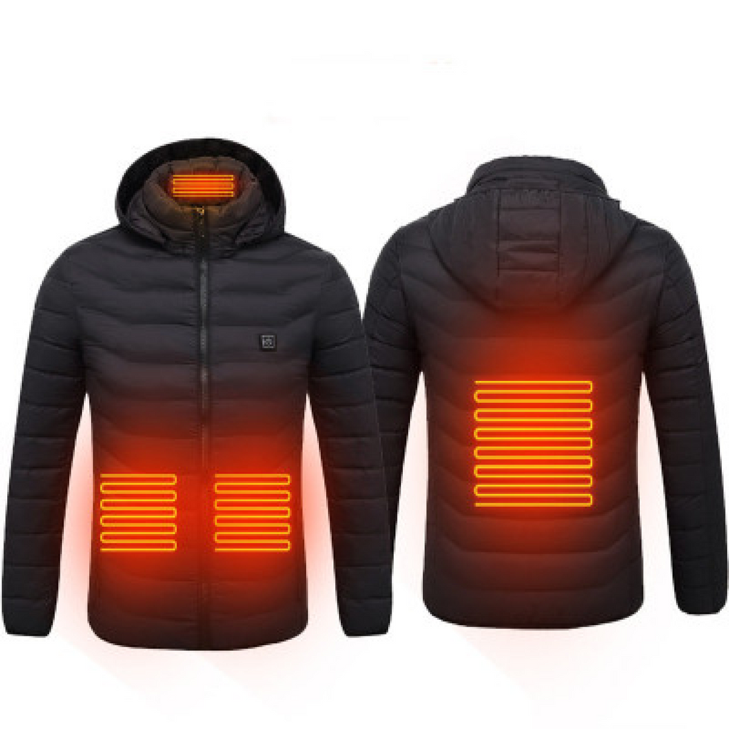 Heated Electric Warming Jacket Coat Fleece Work Body Battery Heating Apparel for Men and Women