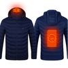 Image of Heated Electric Warming Jacket Coat Fleece Work Body Battery Heating Apparel for Men and Women