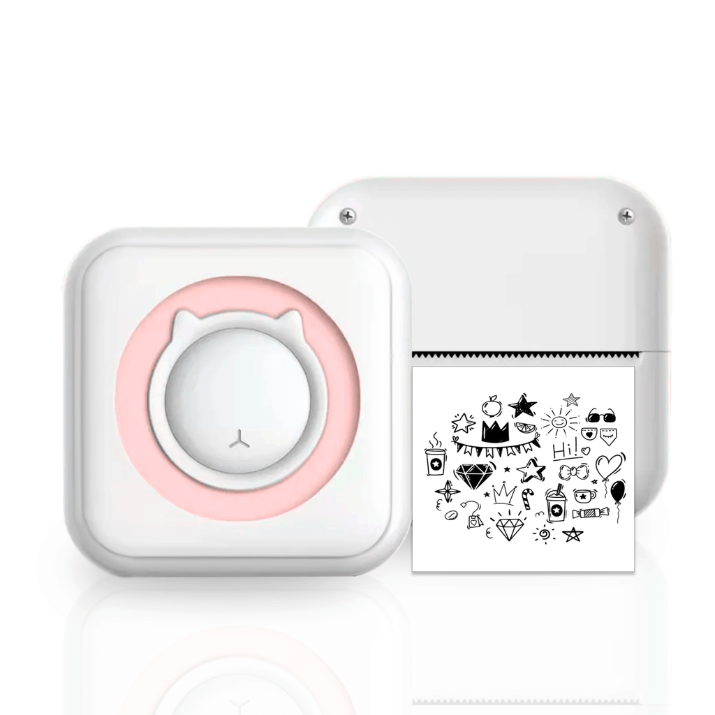 Mini Portable Mobile Phone to Photo Printer Instant Small Sticker Emoji Picture Thermal Bluetooth Connection