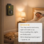 Automatic Night Bark Stopper | Silent Ultrasonic Dog Silencer for Indoor Sleep & Home Peace