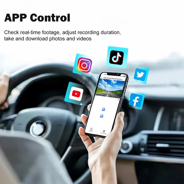 4K Wireless Dashcam Front and Rear – Instant Dashboard Upgrade & DIY Setup (Save £100+ on Garage Fees)