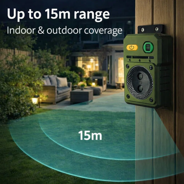 Automatic Night Bark Stopper | Silent Ultrasonic Dog Silencer for Indoor Sleep & Home Peace