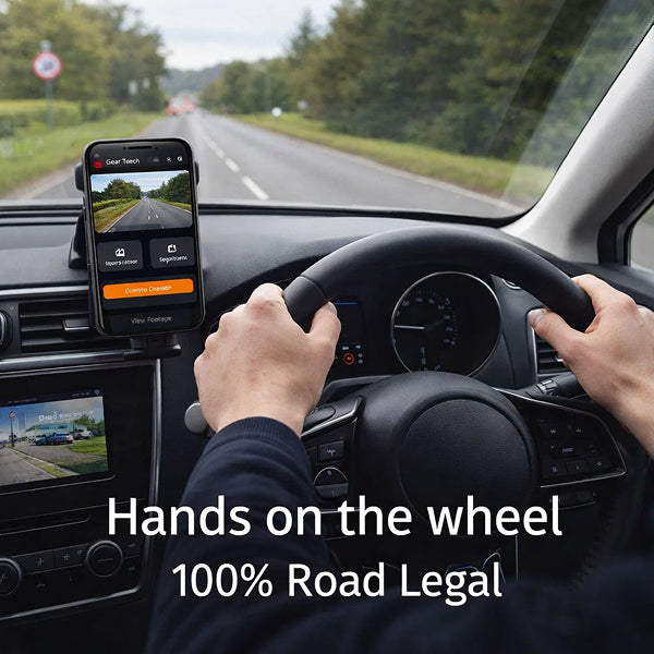 Wireless Dash Cam & Hands-Free Kit – Avoid £200 Fines & 6 Penalty Points (Legal UK Road Shield)